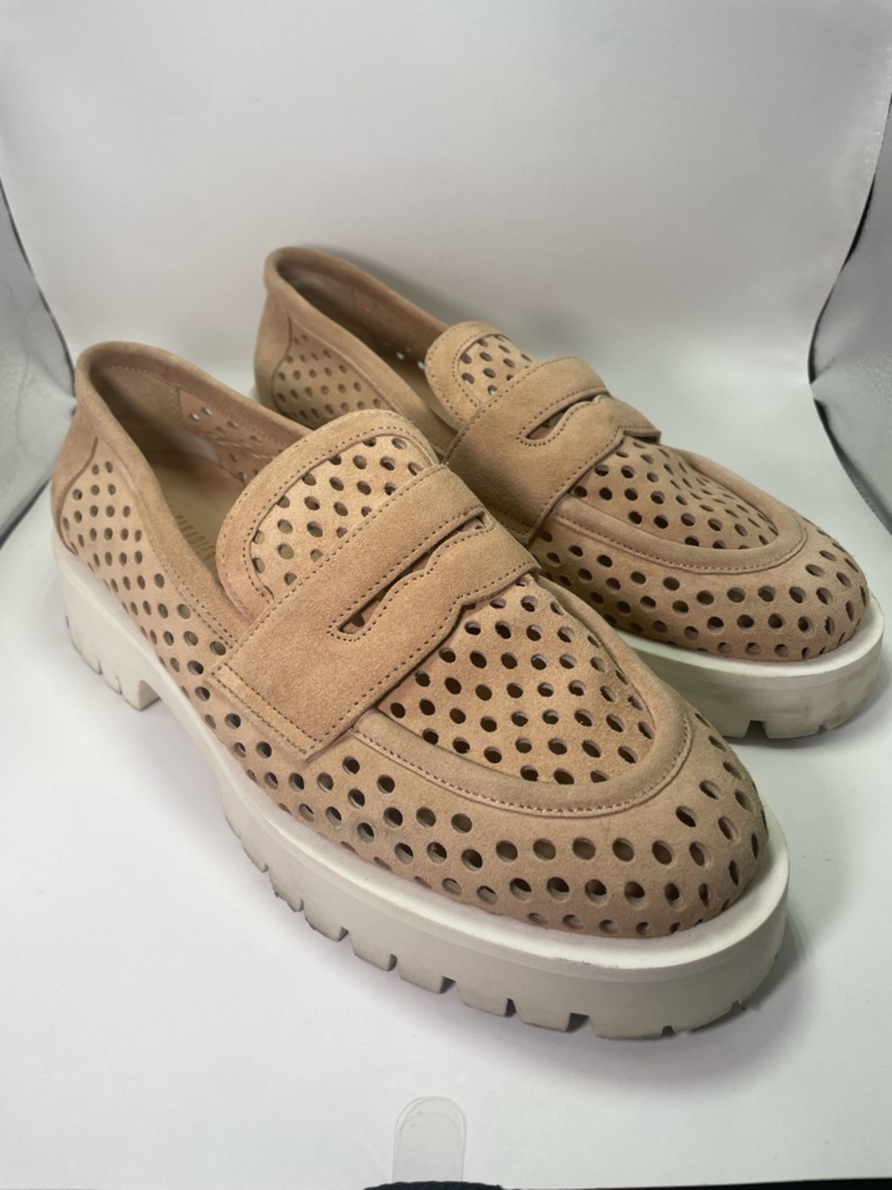 La Canadienne Belford Outdoor Beach Loafers - Tan / Cream - 41 or 10.5